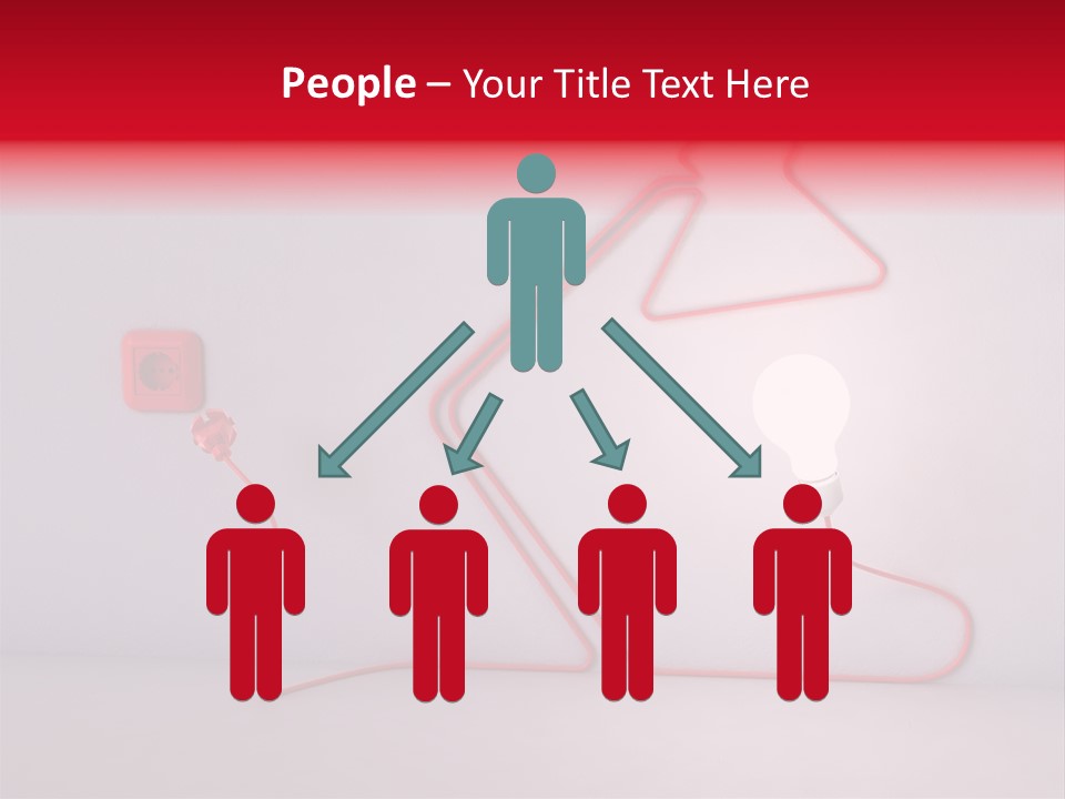 Light Consumption Lamp PowerPoint Template