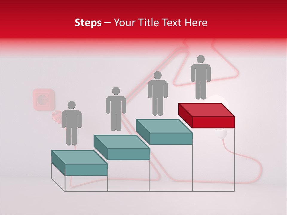 Light Consumption Lamp PowerPoint Template