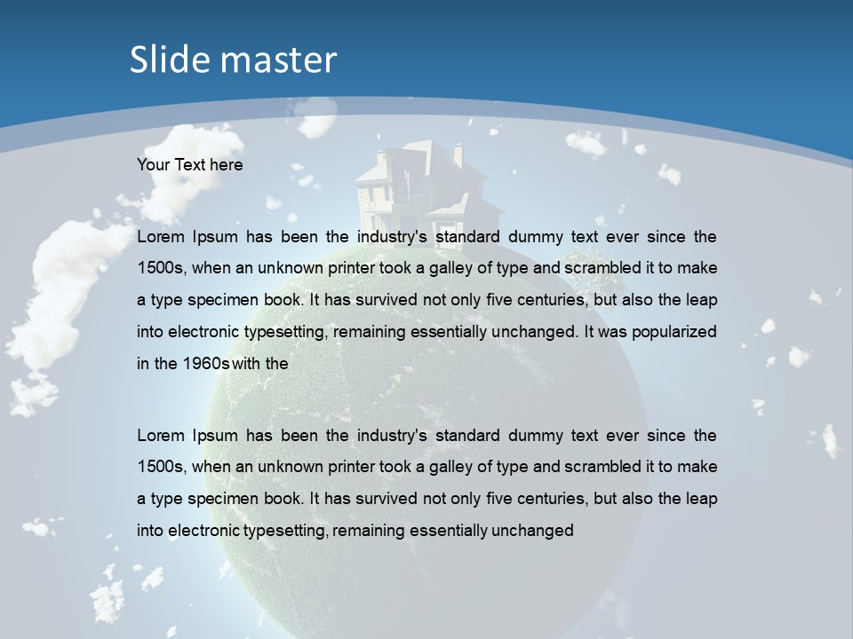 View Private Aerial PowerPoint Template