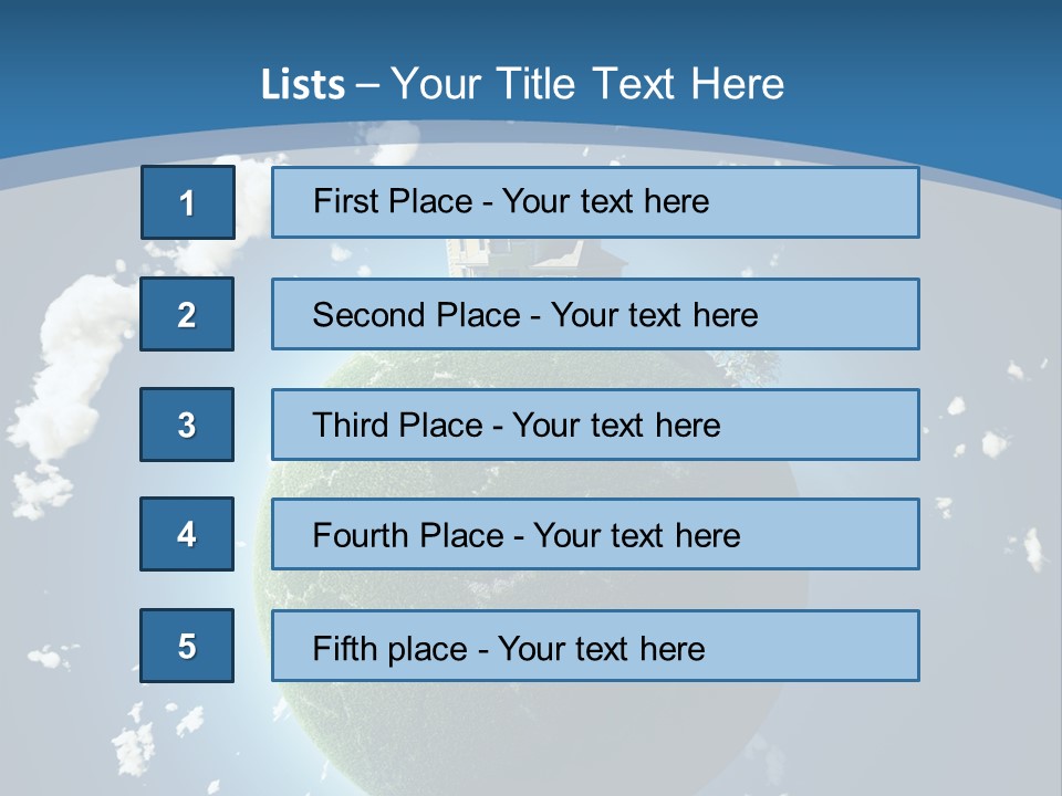 View Private Aerial PowerPoint Template