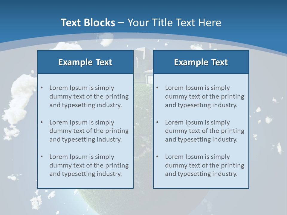 View Private Aerial PowerPoint Template