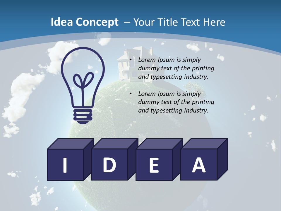 View Private Aerial PowerPoint Template