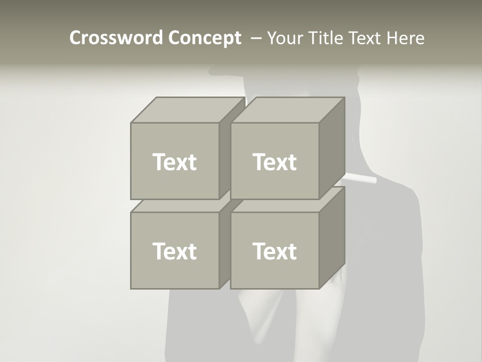 Jacket Nude Fashion PowerPoint Template