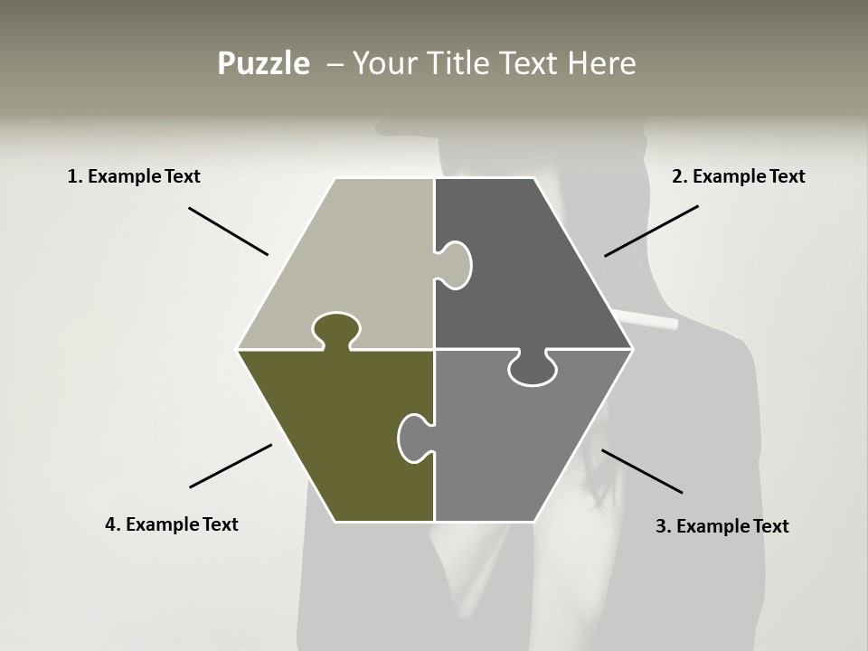 Jacket Nude Fashion PowerPoint Template