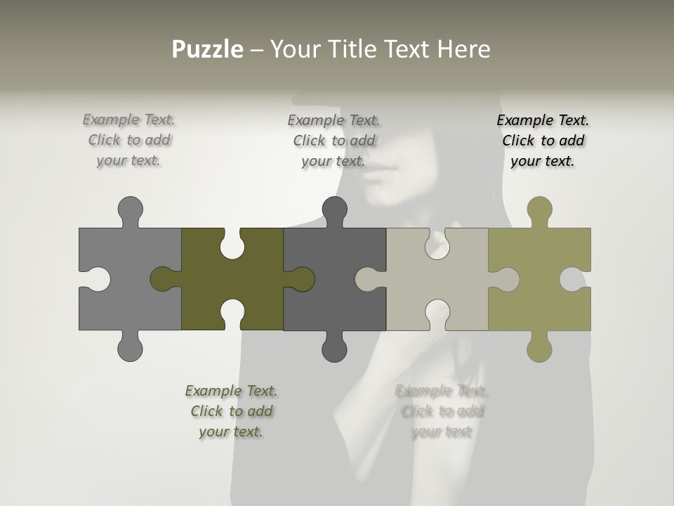 Jacket Nude Fashion PowerPoint Template