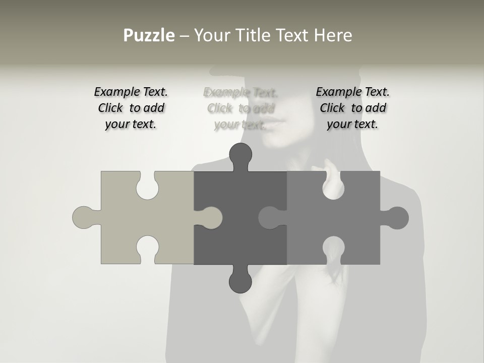 Jacket Nude Fashion PowerPoint Template