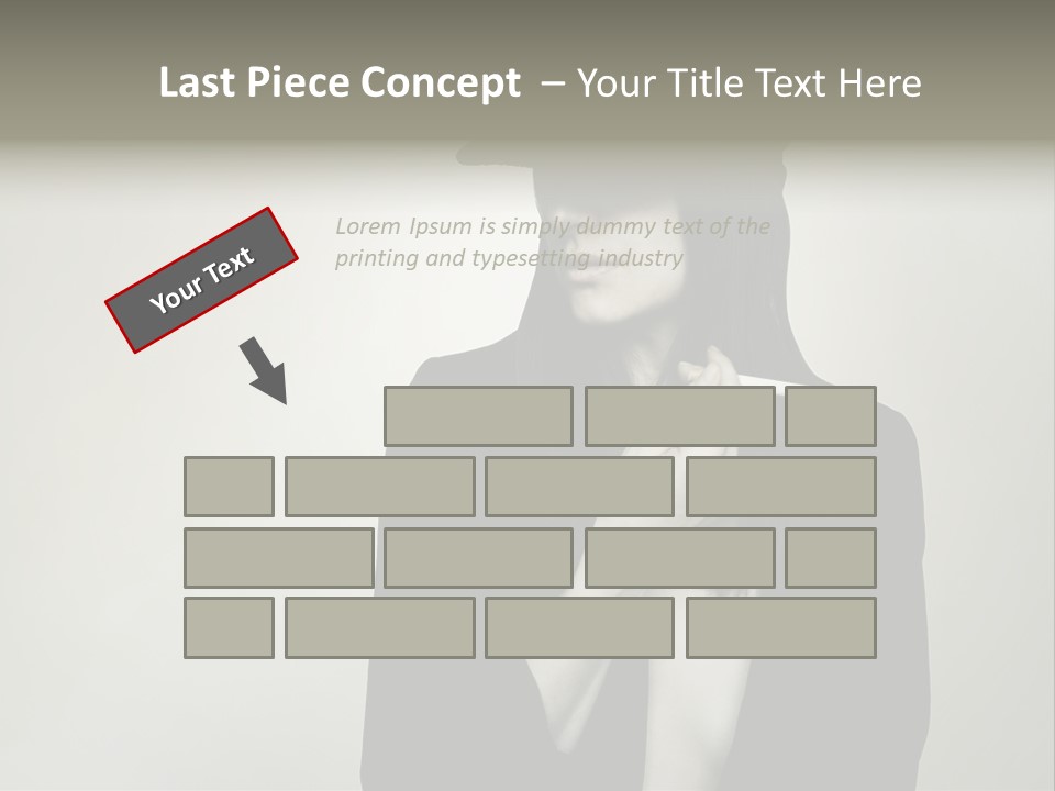 Jacket Nude Fashion PowerPoint Template