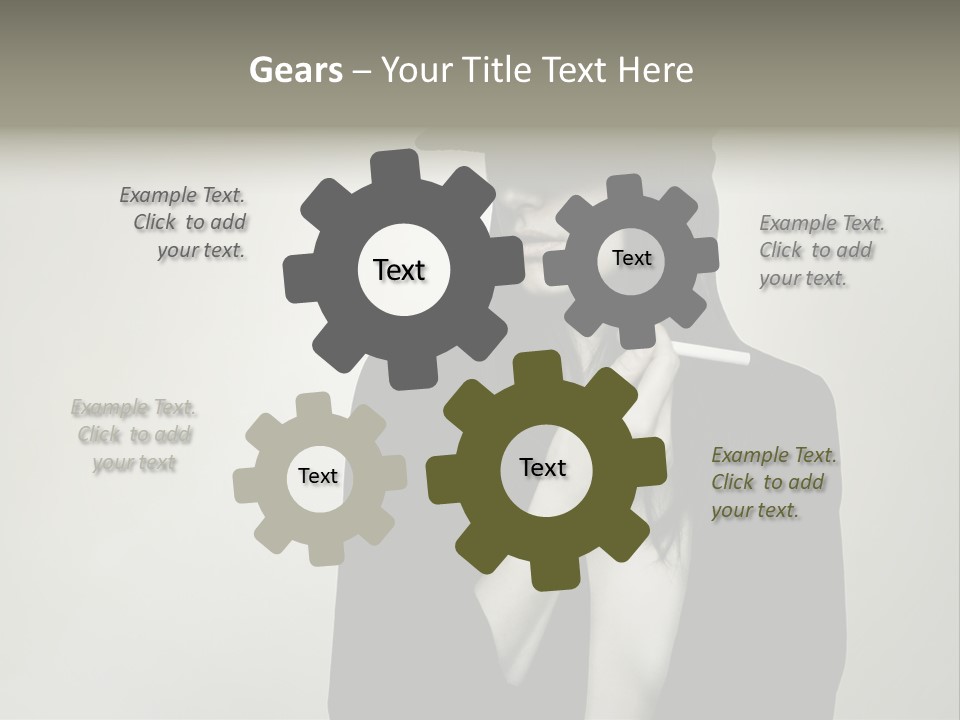 Jacket Nude Fashion PowerPoint Template