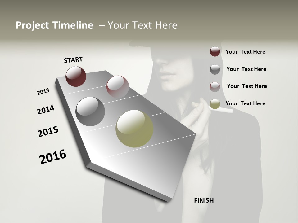 Jacket Nude Fashion PowerPoint Template