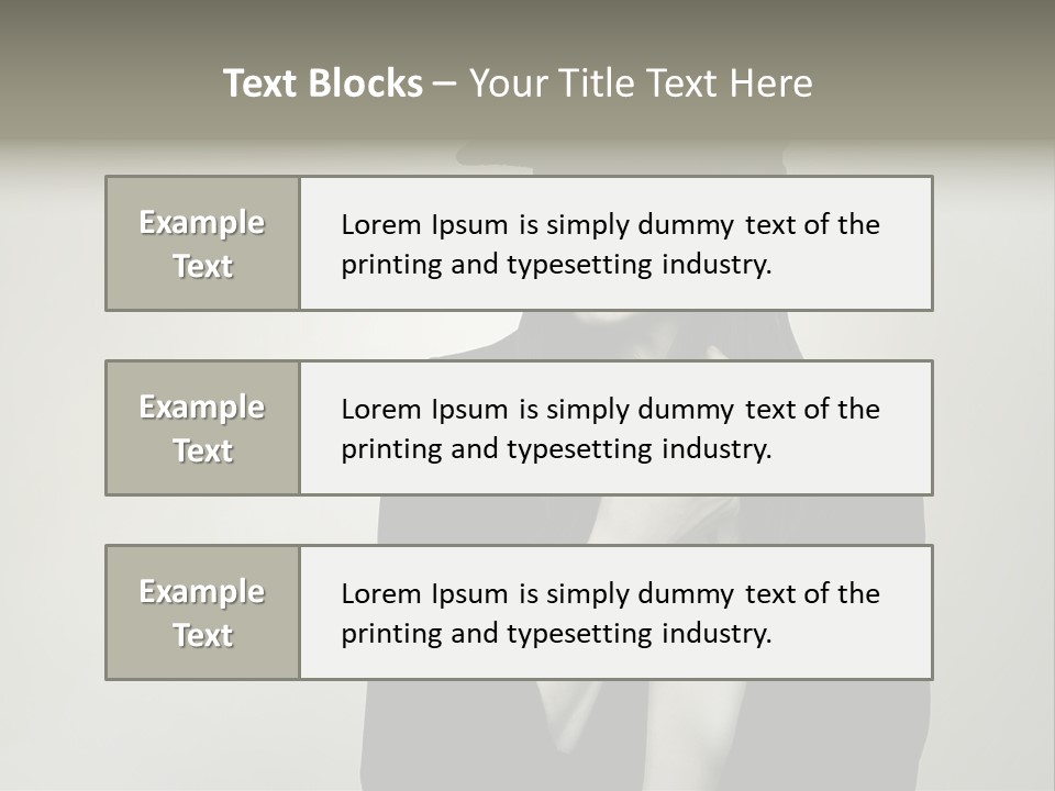 Jacket Nude Fashion PowerPoint Template