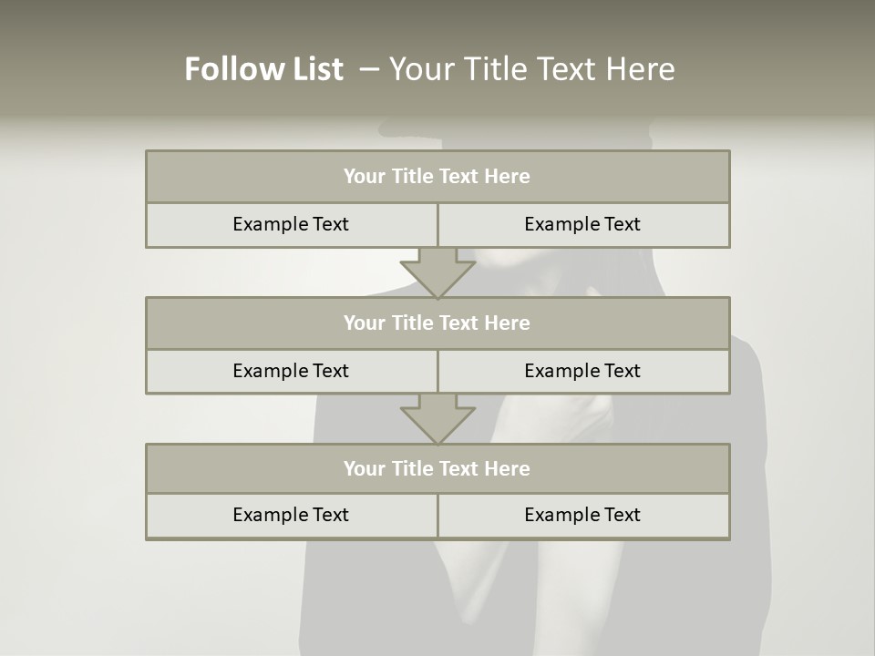 Jacket Nude Fashion PowerPoint Template