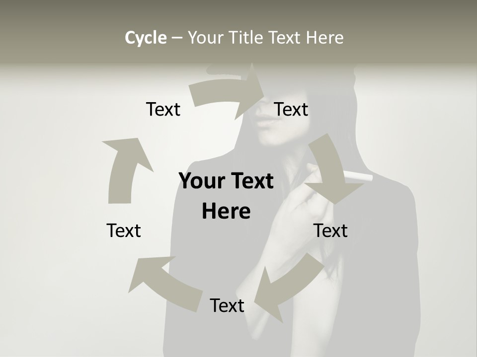 Jacket Nude Fashion PowerPoint Template