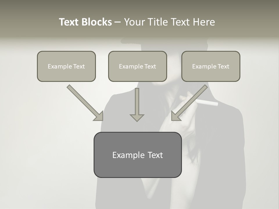 Jacket Nude Fashion PowerPoint Template