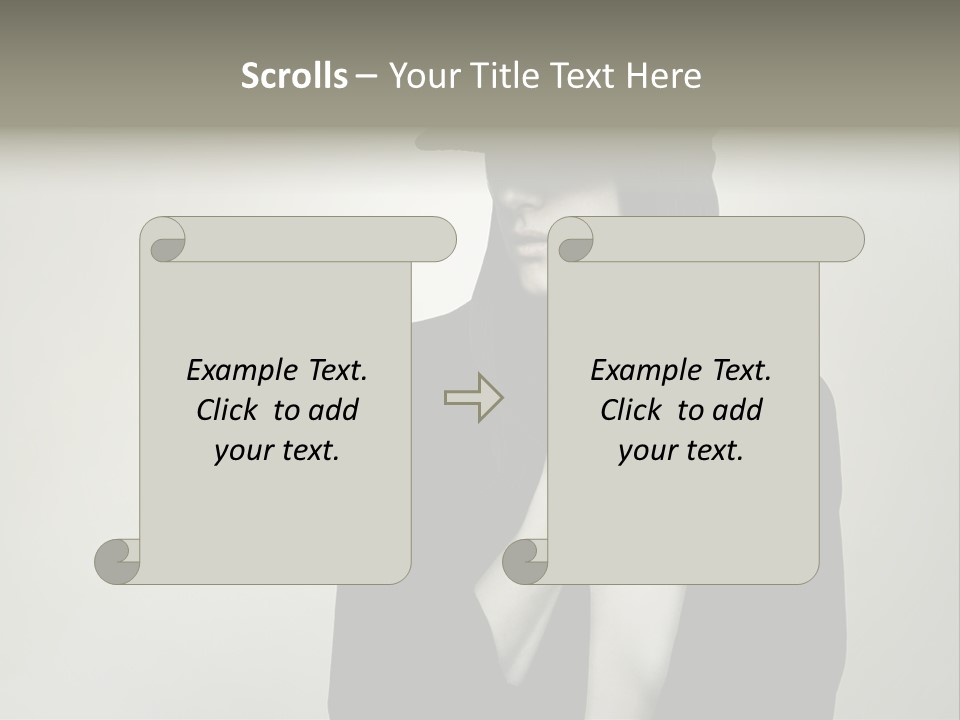 Jacket Nude Fashion PowerPoint Template