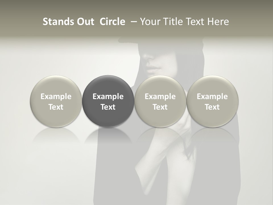 Jacket Nude Fashion PowerPoint Template