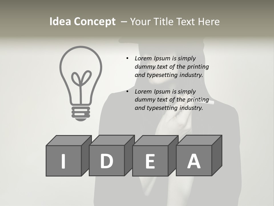 Jacket Nude Fashion PowerPoint Template