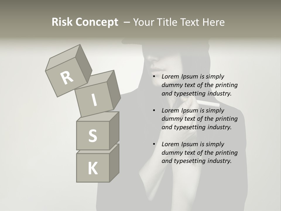 Jacket Nude Fashion PowerPoint Template