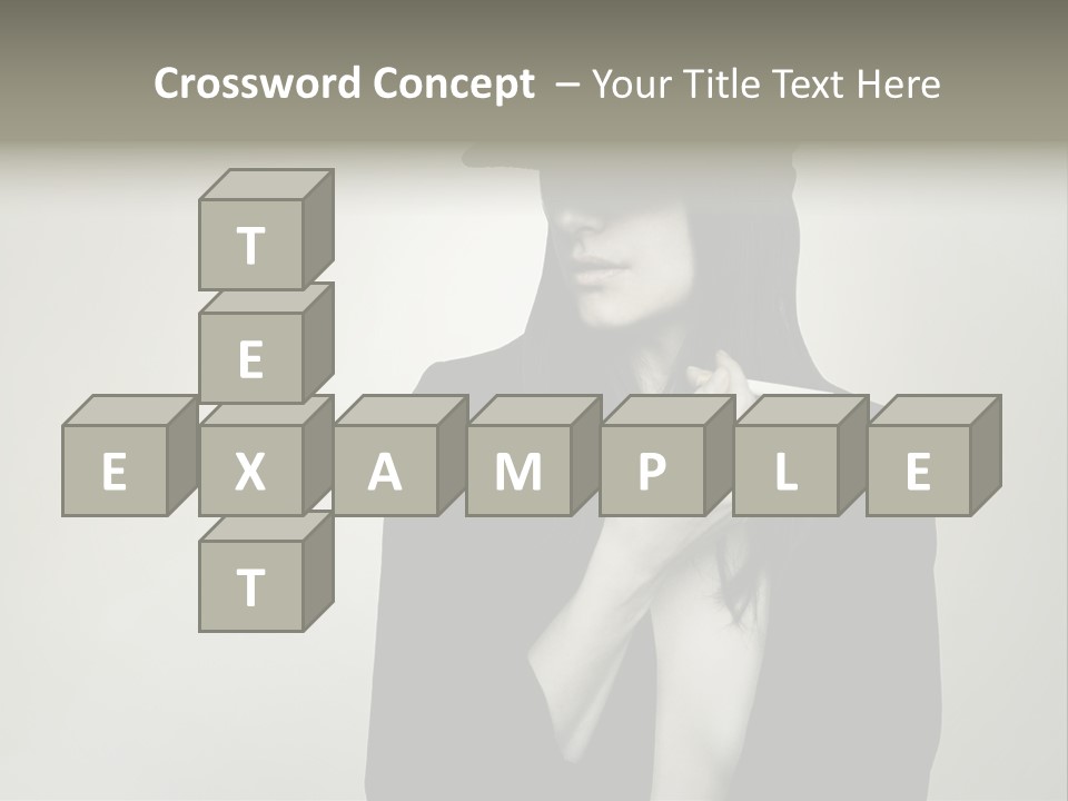 Jacket Nude Fashion PowerPoint Template