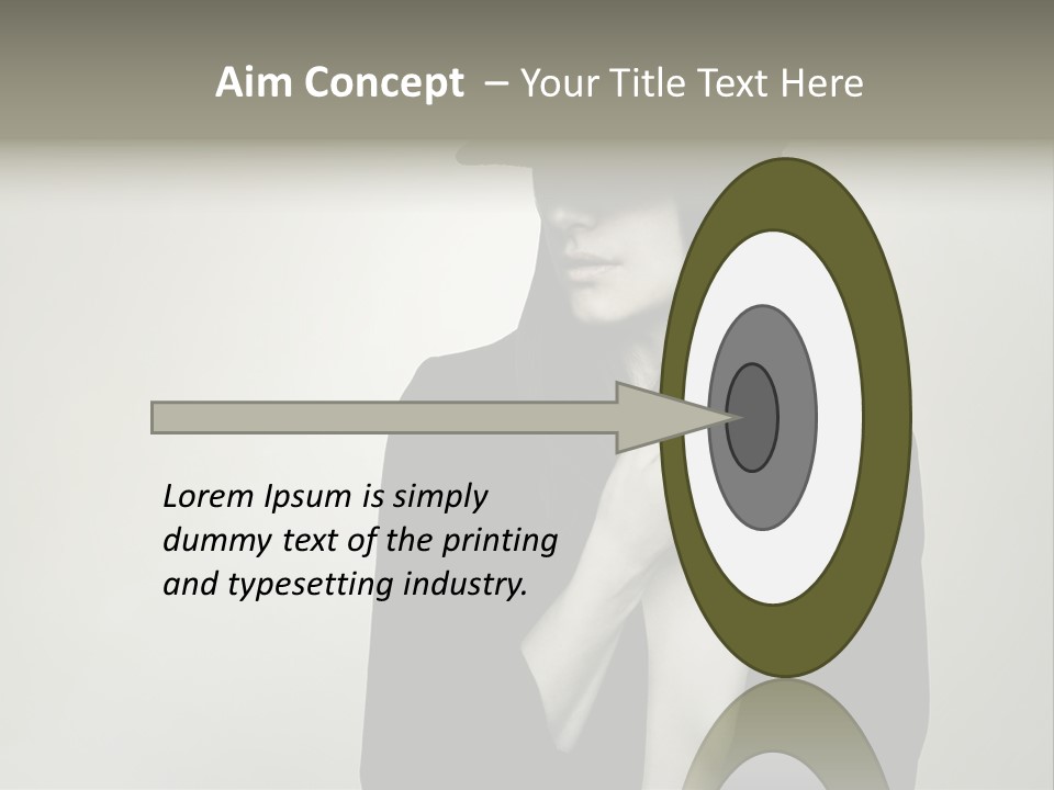 Jacket Nude Fashion PowerPoint Template