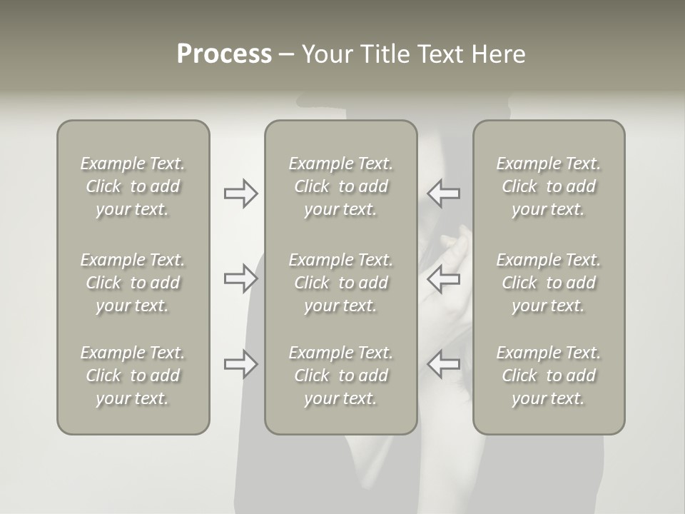 Jacket Nude Fashion PowerPoint Template