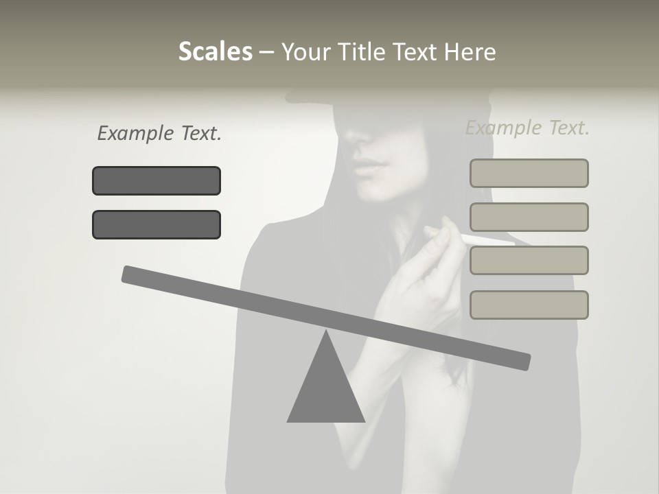 Jacket Nude Fashion PowerPoint Template