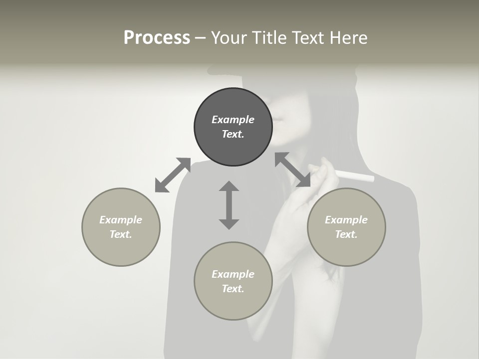 Jacket Nude Fashion PowerPoint Template