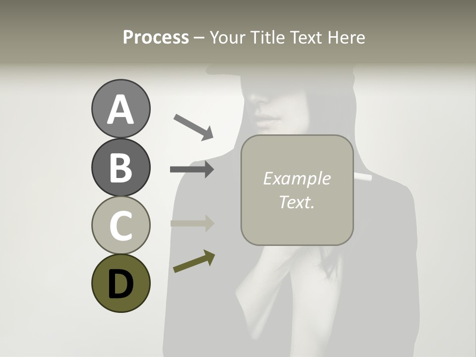 Jacket Nude Fashion PowerPoint Template