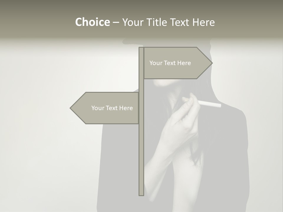 Jacket Nude Fashion PowerPoint Template