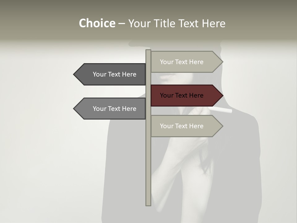 Jacket Nude Fashion PowerPoint Template