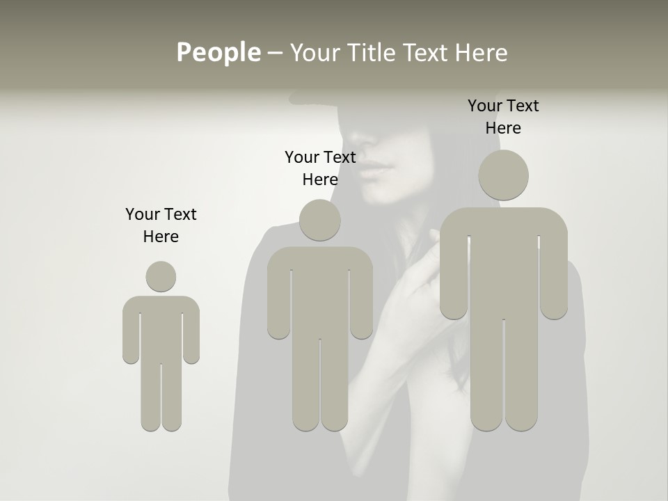 Jacket Nude Fashion PowerPoint Template