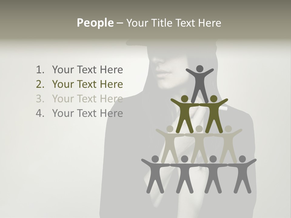 Jacket Nude Fashion PowerPoint Template