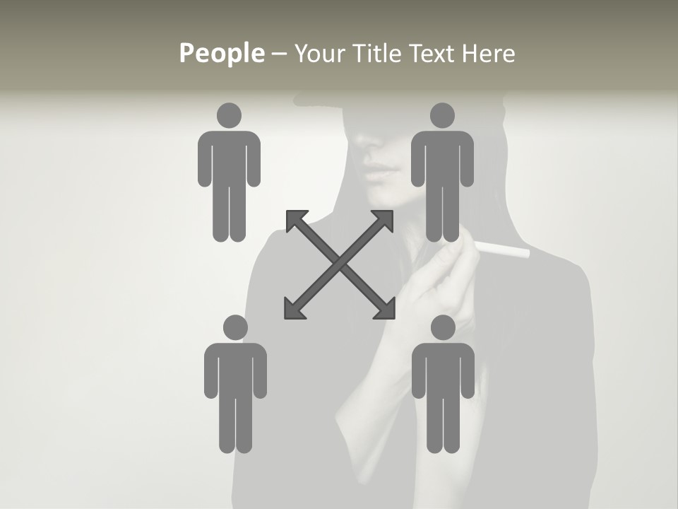 Jacket Nude Fashion PowerPoint Template