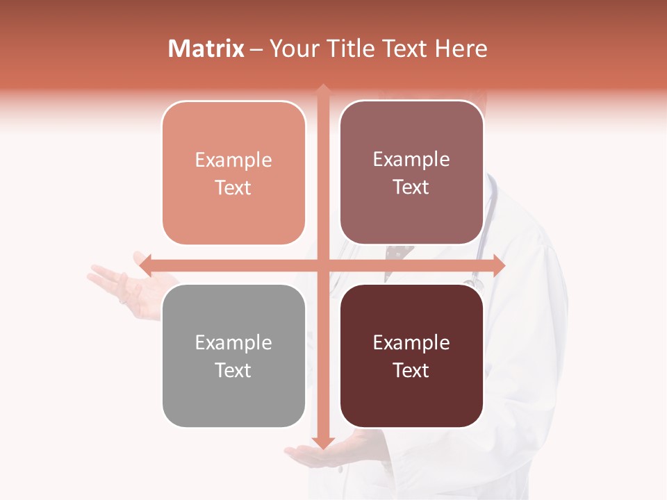 Surgeon Present Hand PowerPoint Template