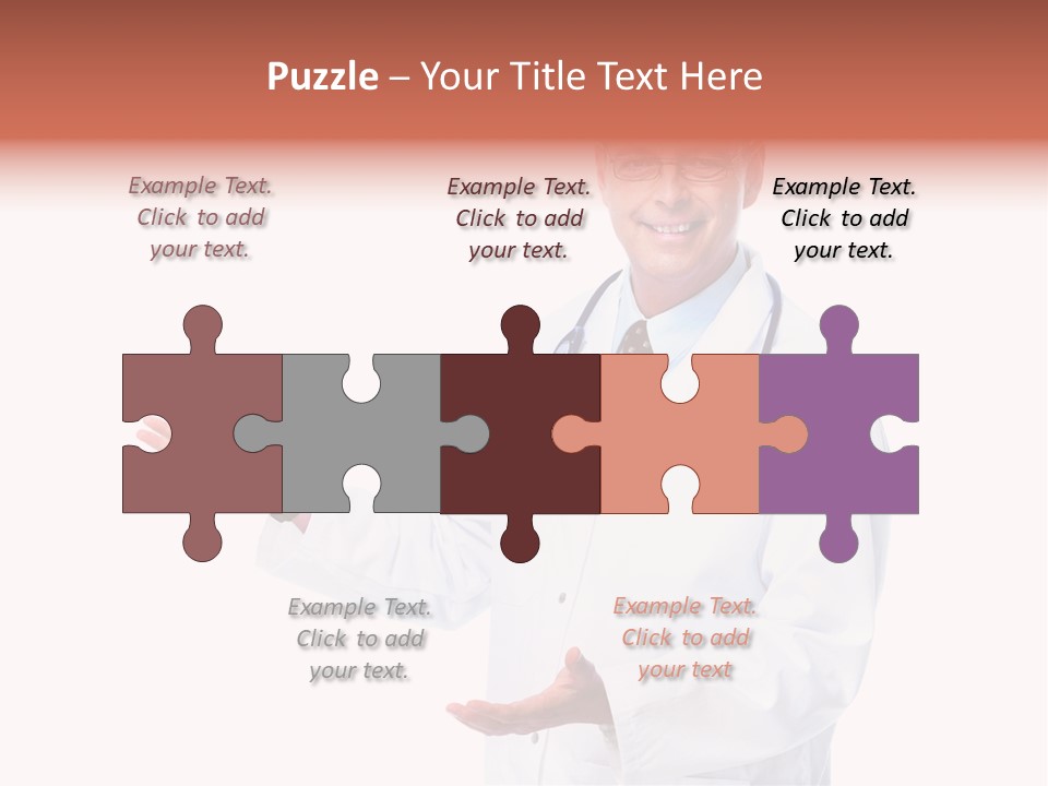 Surgeon Present Hand PowerPoint Template