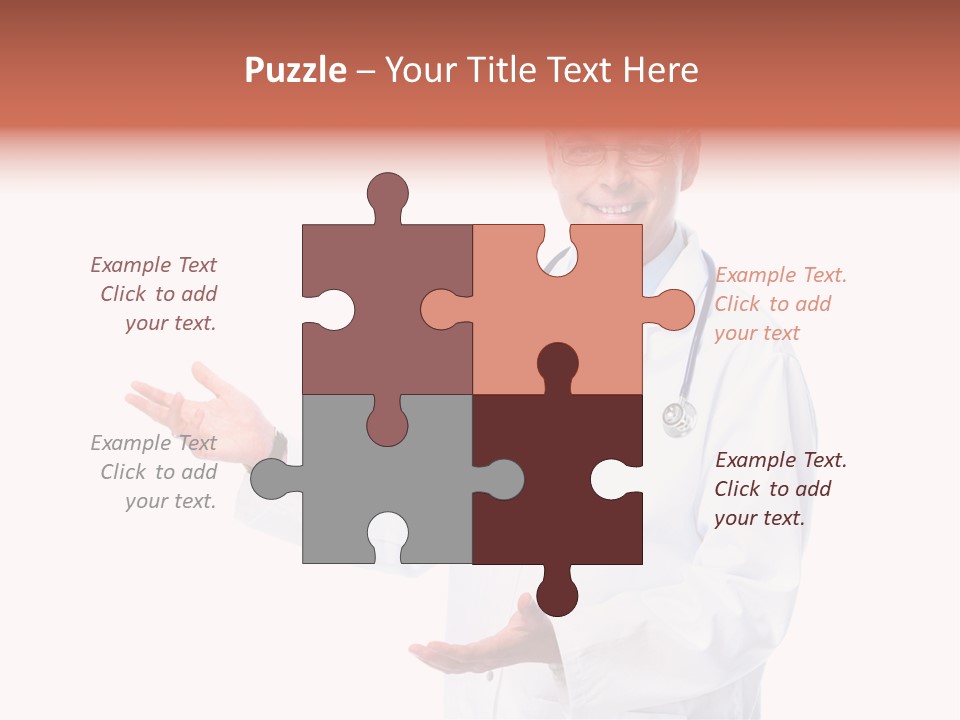 Surgeon Present Hand PowerPoint Template