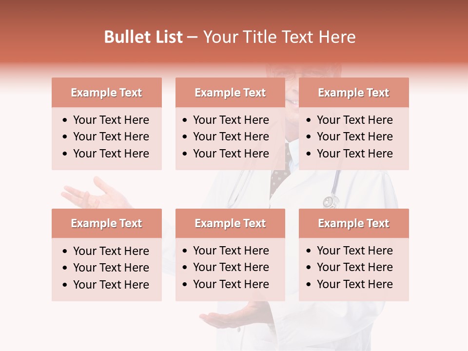 Surgeon Present Hand PowerPoint Template