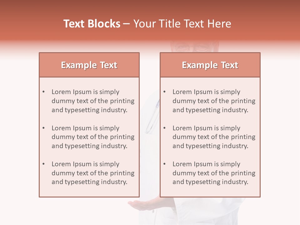 Surgeon Present Hand PowerPoint Template