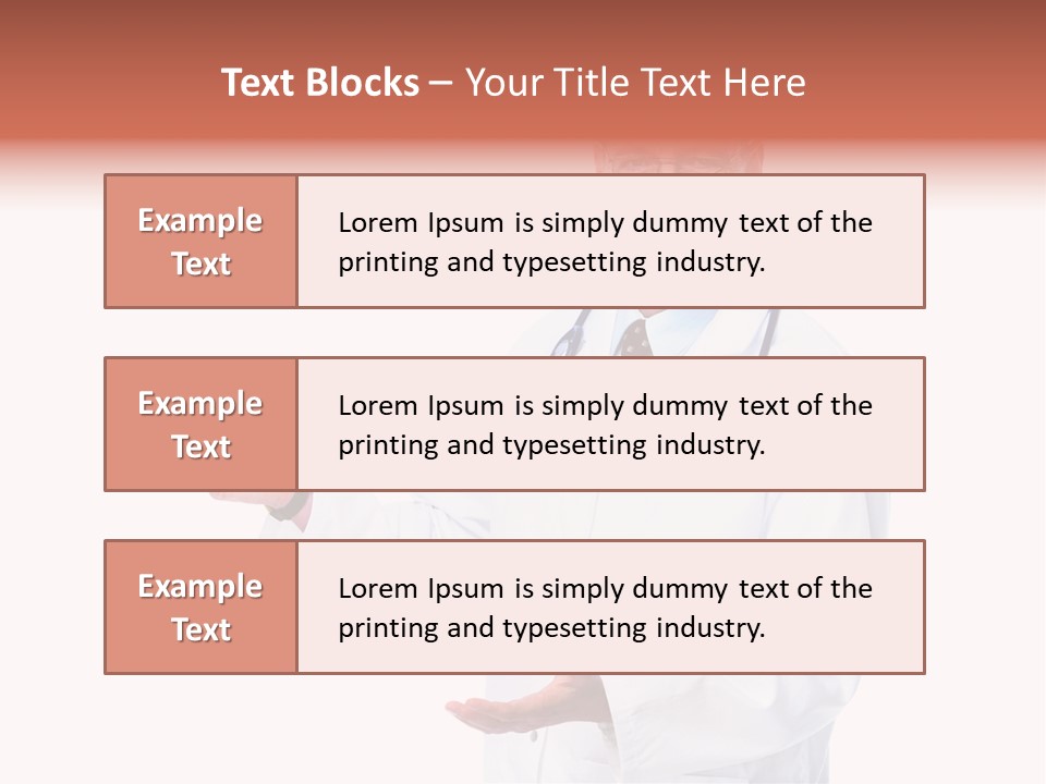 Surgeon Present Hand PowerPoint Template