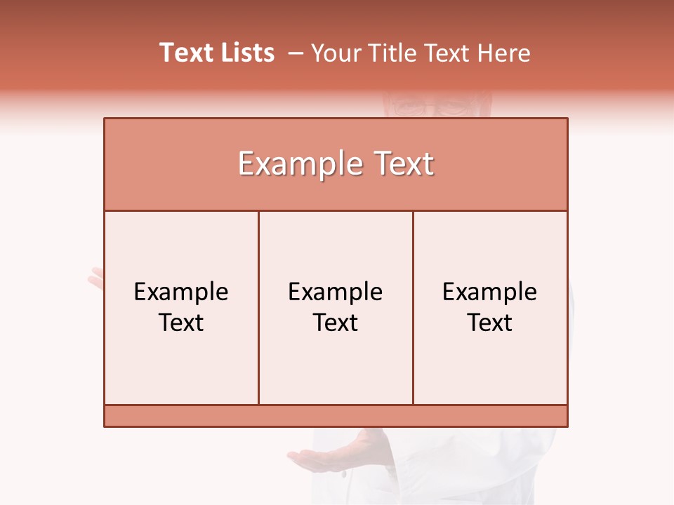 Surgeon Present Hand PowerPoint Template
