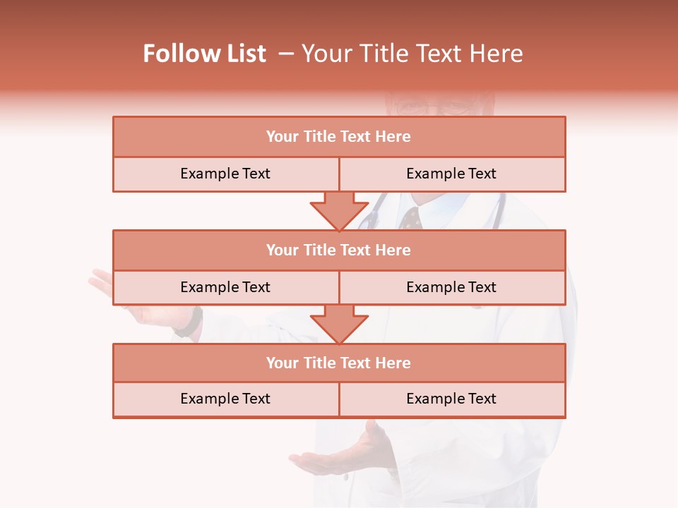 Surgeon Present Hand PowerPoint Template