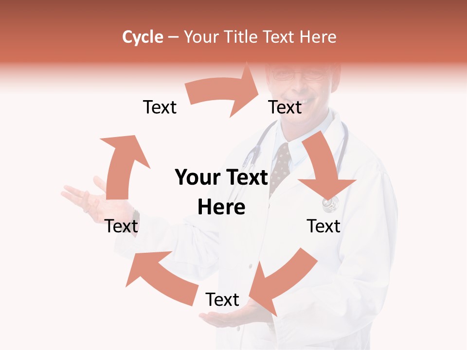 Surgeon Present Hand PowerPoint Template