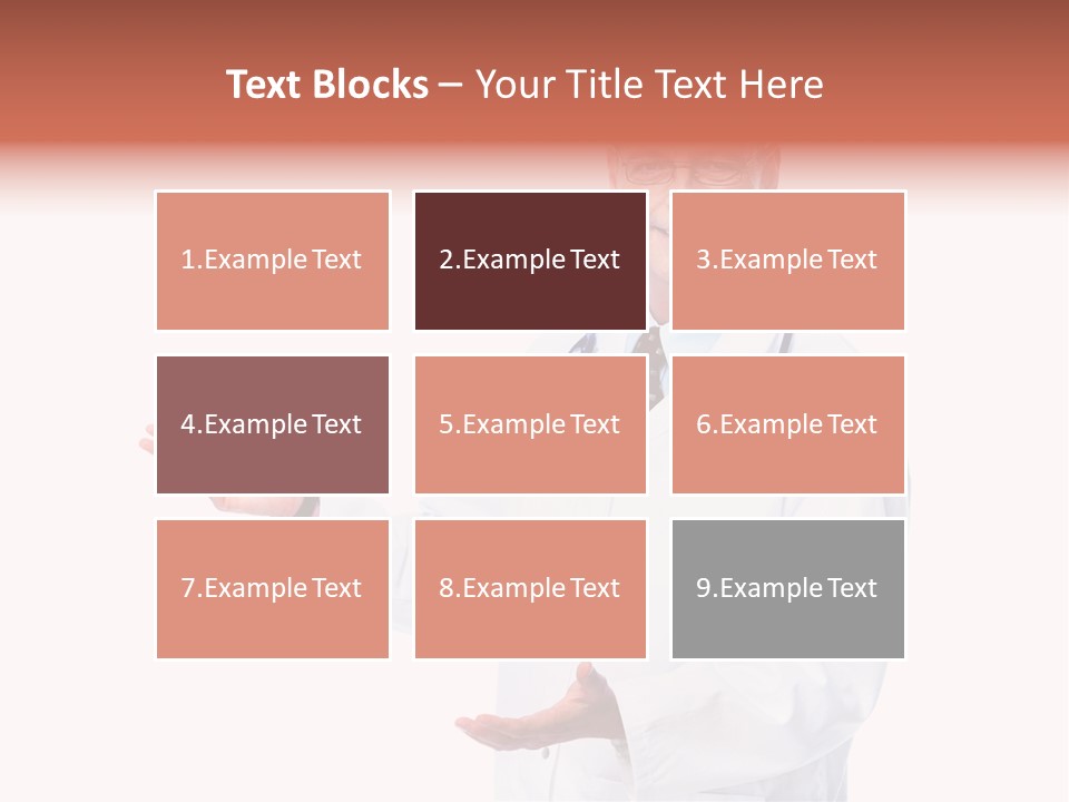 Surgeon Present Hand PowerPoint Template