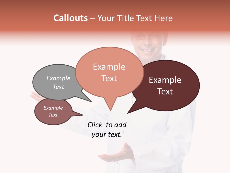 Surgeon Present Hand PowerPoint Template