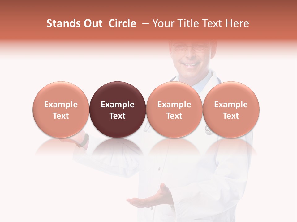 Surgeon Present Hand PowerPoint Template