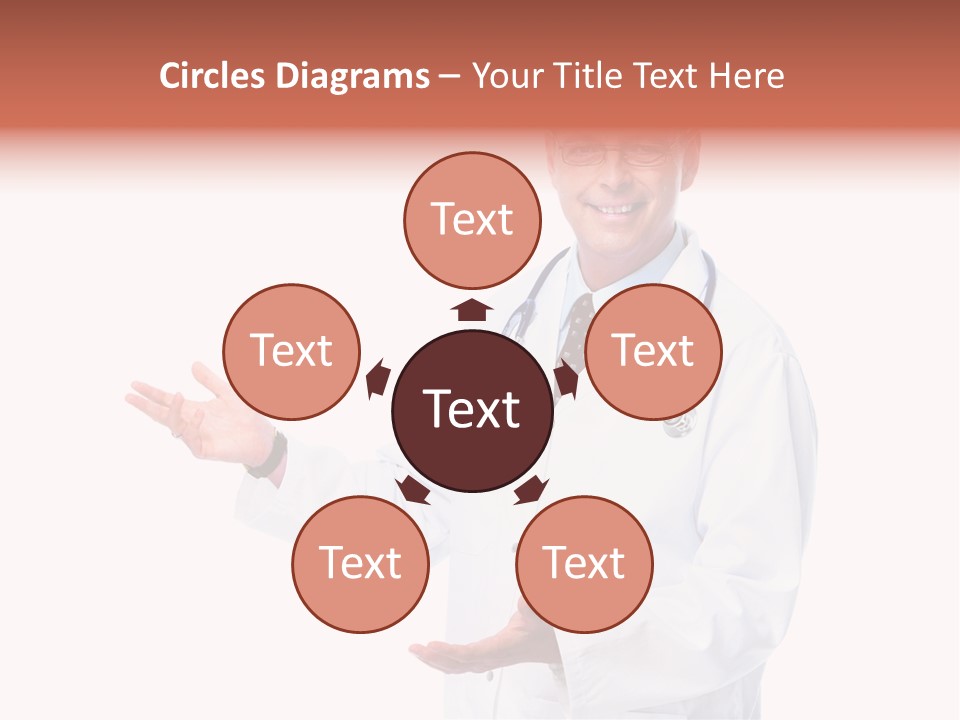 Surgeon Present Hand PowerPoint Template