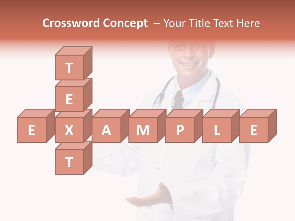 Surgeon Present Hand PowerPoint Template