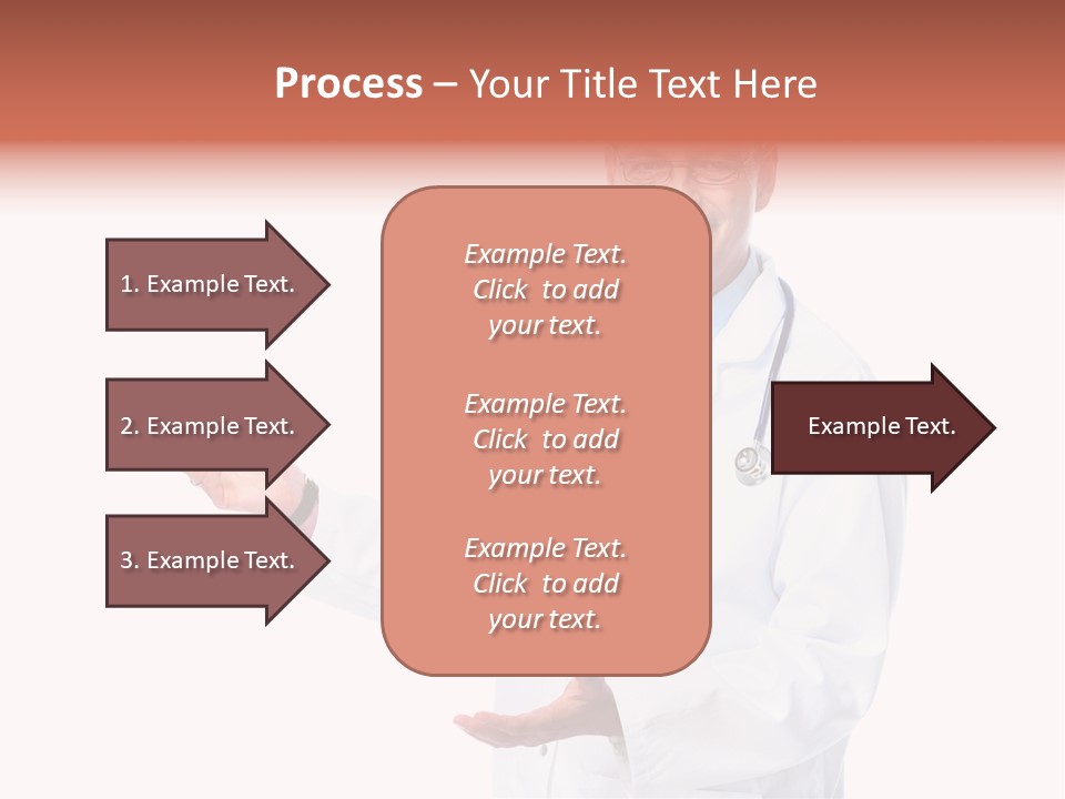 Surgeon Present Hand PowerPoint Template