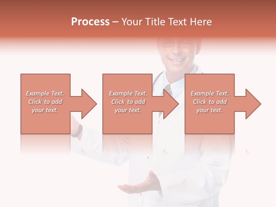 Surgeon Present Hand PowerPoint Template