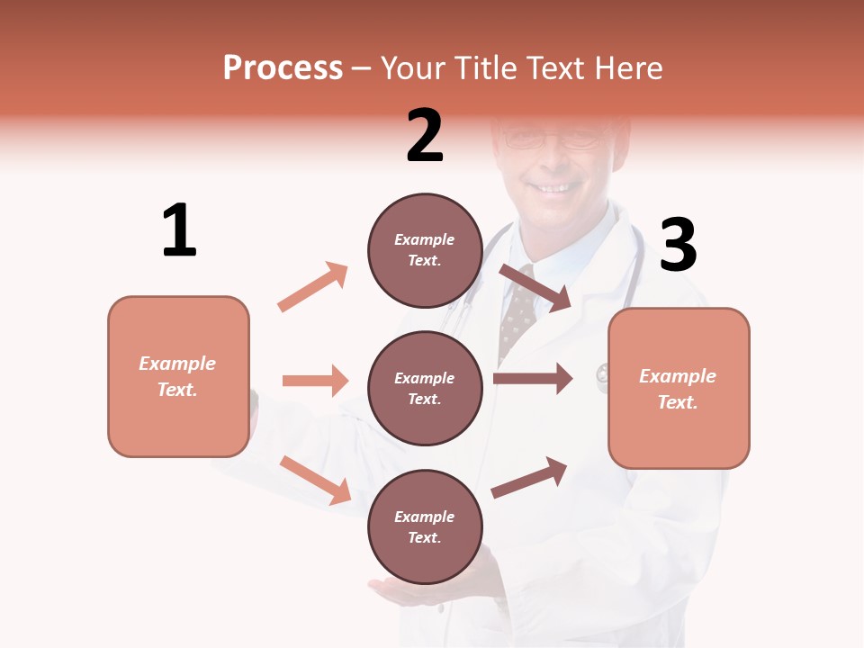Surgeon Present Hand PowerPoint Template