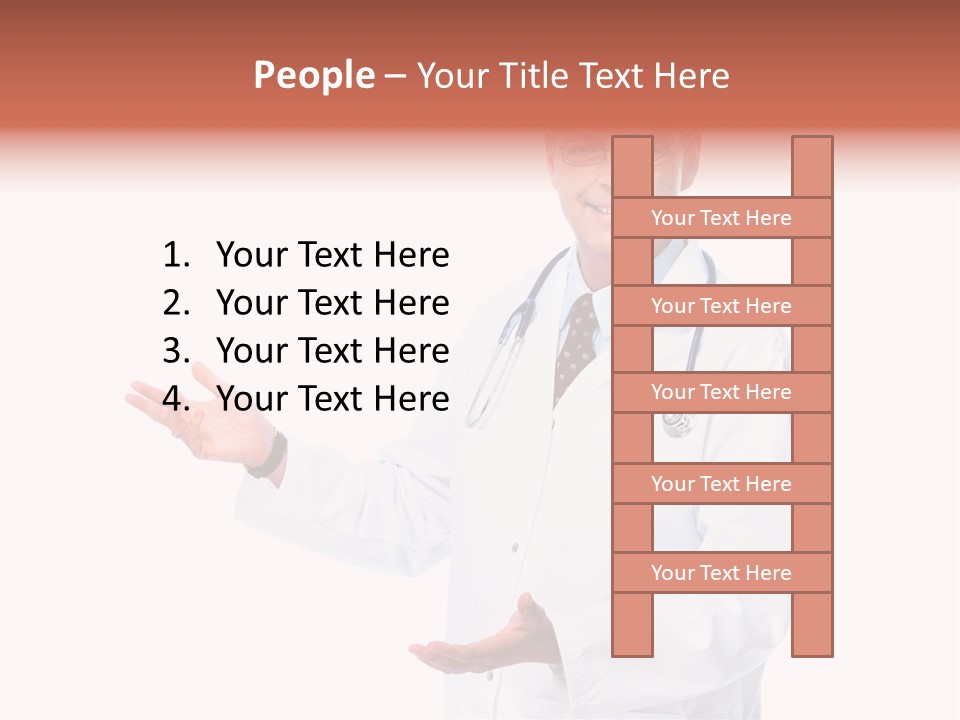 Surgeon Present Hand PowerPoint Template